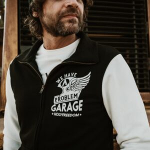 SWEATSHIR T FULLZIP - B&W